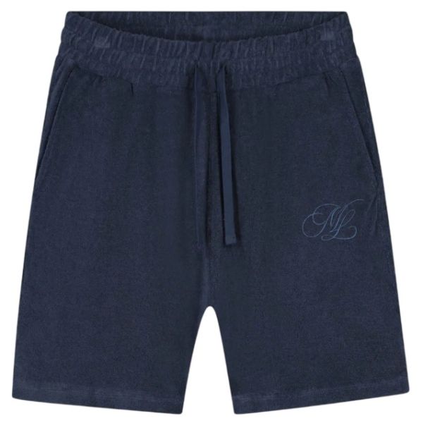 Malelions Emblem Towelling Korte Broek Navy