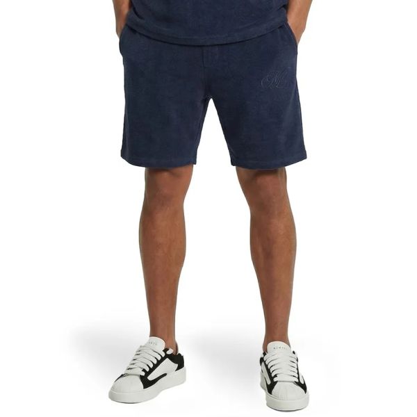 Malelions Emblem Towelling Korte Broek Navy