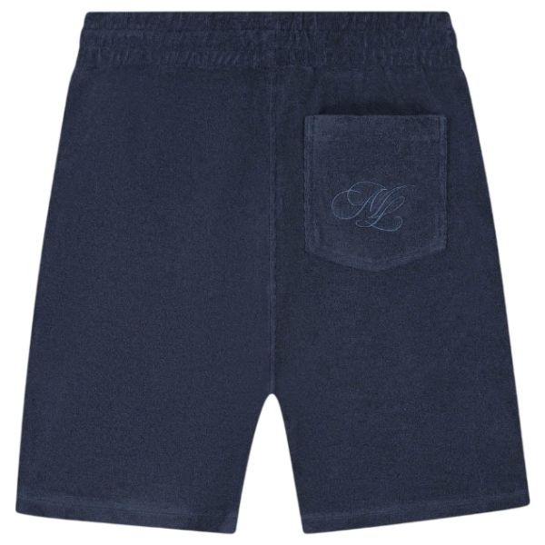 Malelions Emblem Towelling Korte Broek Navy