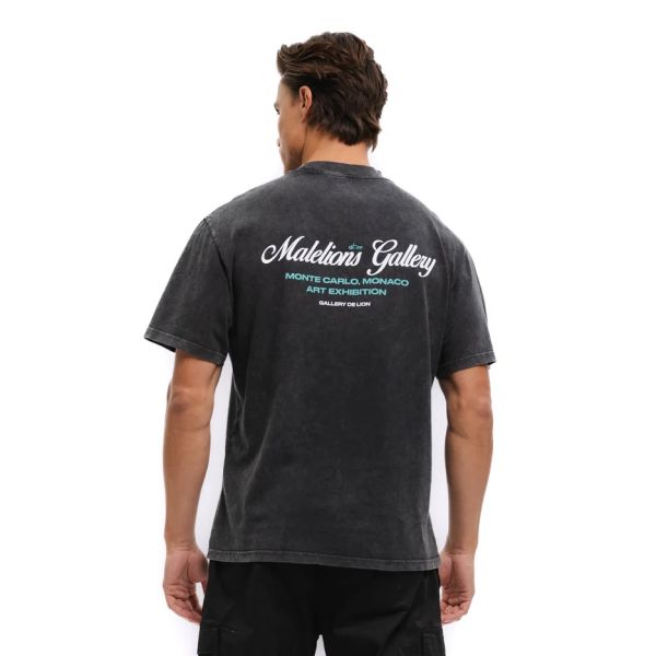 Malelions Gallery T-shirt Antraciet