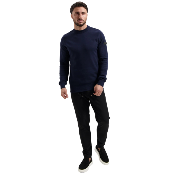Malelions Knitted Sweater Navy