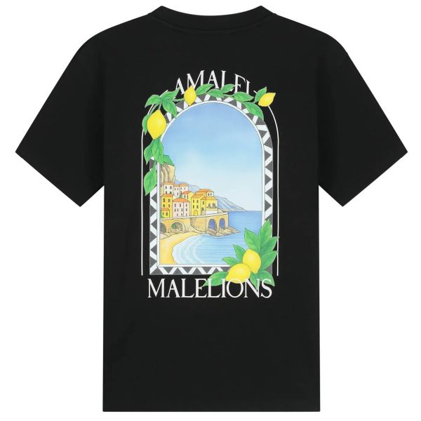 Malelions Amalfi Window T-shirt Zwart