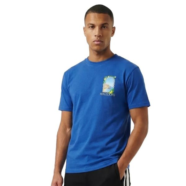 Malelions Amalfi Window T-shirt Blauw