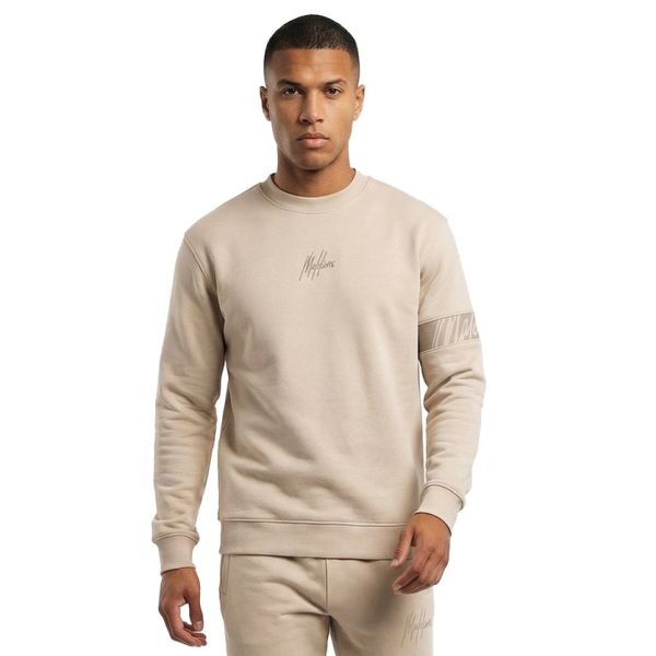Malelions Men Captain Sweater Light Taupe