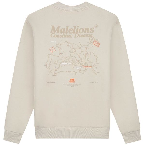 Malelions Men Coastline Sweater Sand
