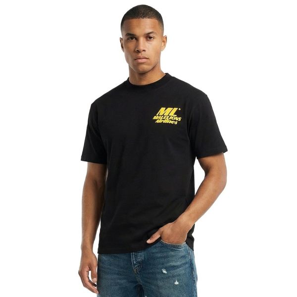 Malelions Men Coastline T-Shirt Light Zwart