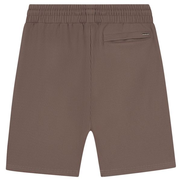 Malelions Ribbed Korte Broek Bruin