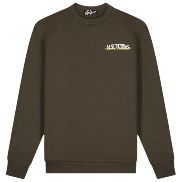 Malelions Sipping Limoncello Sweater Donker Groen