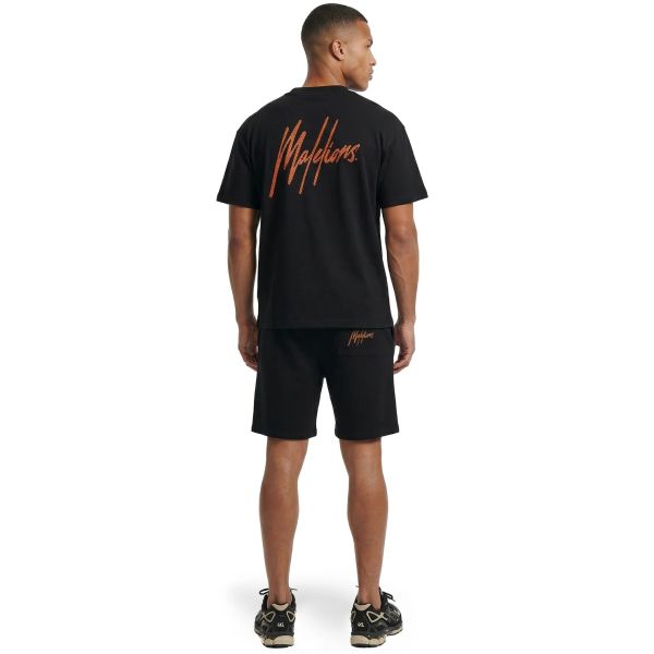 Malelions Men Striped Signature Zomerset Zwart