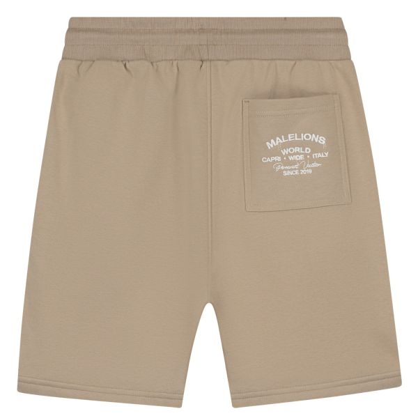 Malelions Permanent Vacation Korte Broek Bruin