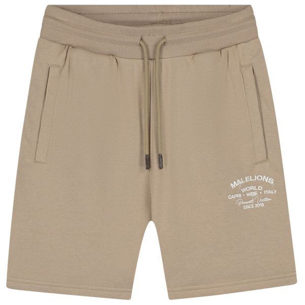 Malelions Permanent Vacation Korte Broek Bruin