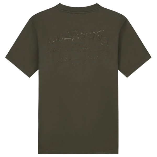 Malelions Permanent Vacation T-shirt Groen