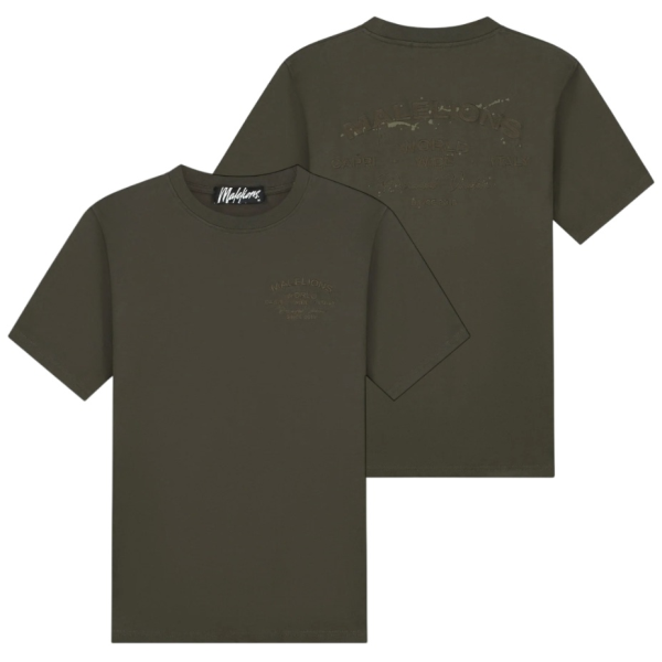 Malelions Permanent Vacation T-shirt Groen