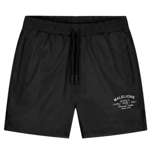 Malelions Permanent Vacation Zwembroek Zwart