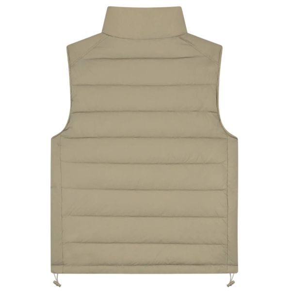 Malelions Placket Padded Bodywarmer Bruin