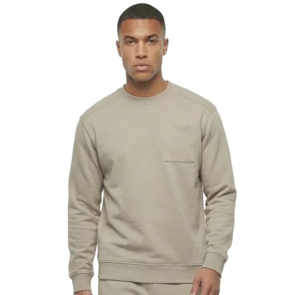Malelions Pocket Sweater Beige
