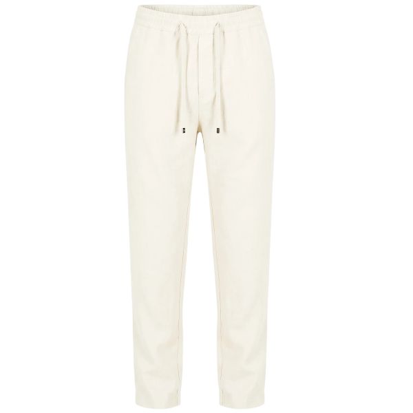 Malelions Premium Linen Broek Off White