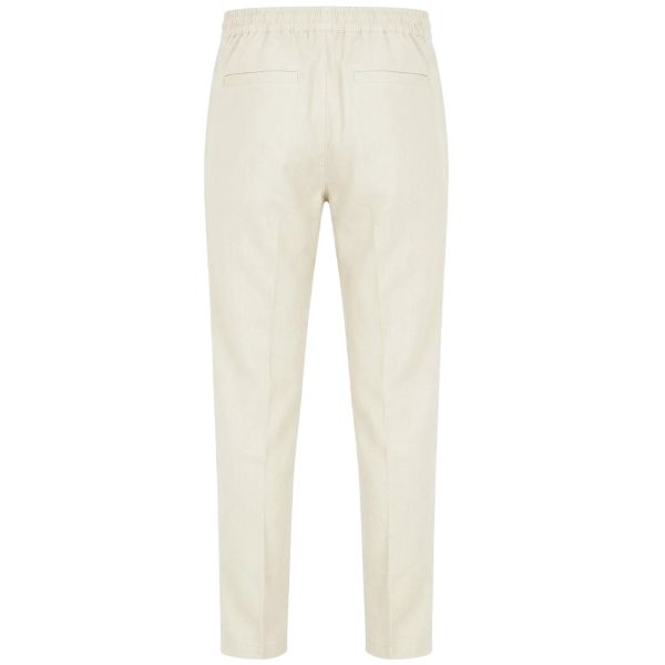 Malelions Premium Linen Broek Off White