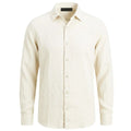 Malelions Premium Linen Overhemd Off White