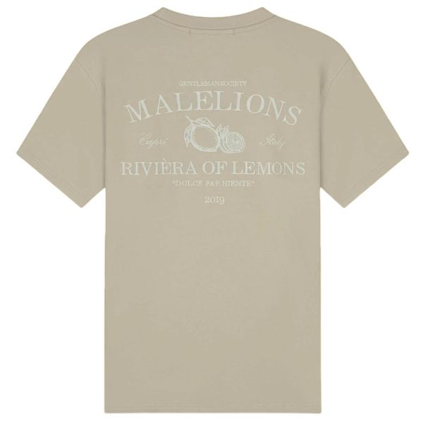 Malelions Riviera T-shirt Beige