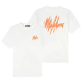 Malelions Signature Drip T-shirt Wit