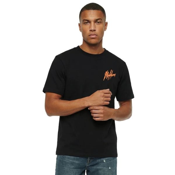 Malelions Signature Drip T-shirt Zwart