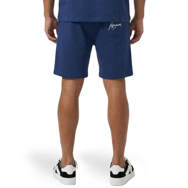 Malelions Striped Signature Korte Broek Blauw