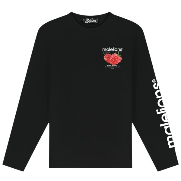 Malelions Sweet Summer Longsleeve T-shirt Zwart