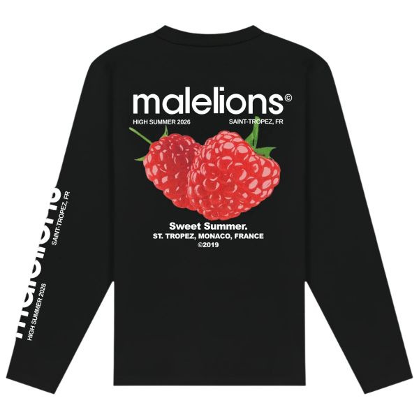 Malelions Sweet Summer Longsleeve T-shirt Zwart