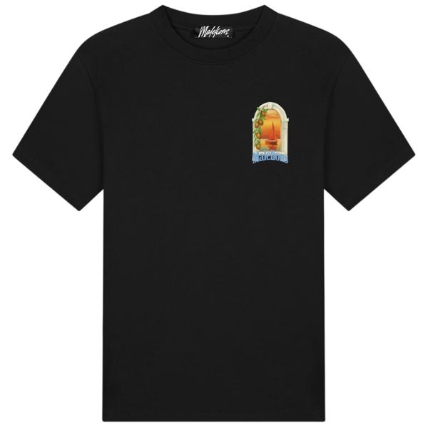 Malelions Yacht Window T-shirt Zwart