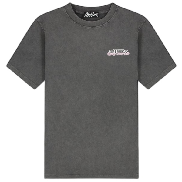 Malelions Sipping Limoncello T-shirt Antraciet