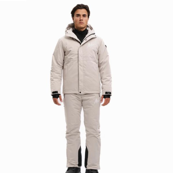 Malelions Men Ski Mogul Pants | Cream