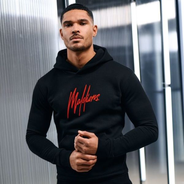 Malelions Essentials Hoodie Zwart