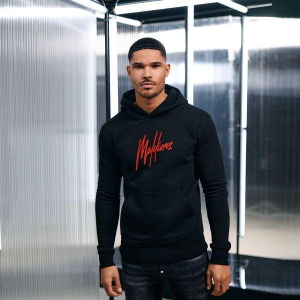 Malelions Essentials Hoodie Zwart