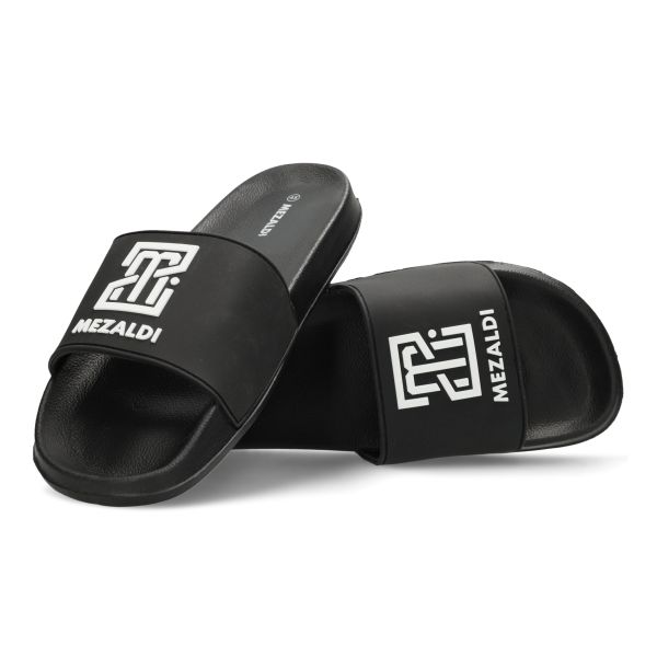 Mezaldy Logo Slipper Zwart