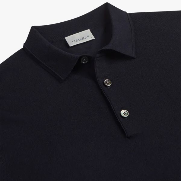 Profuomo Luxury Basic Polo Navy