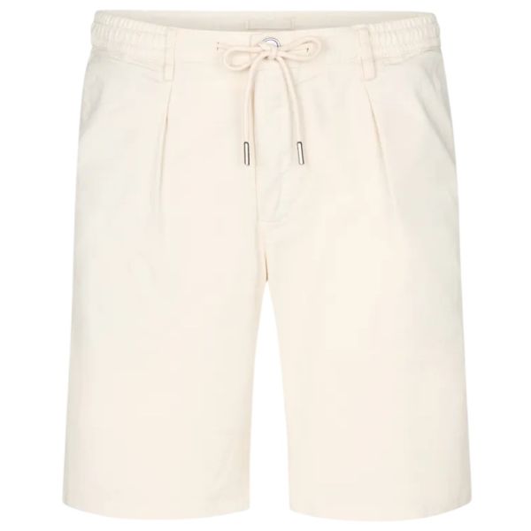 Profuomo Garment Dye Korte Broek Off White