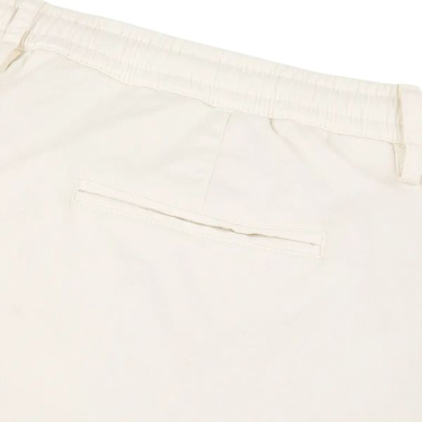 Profuomo Garment Dye Korte Broek Off White