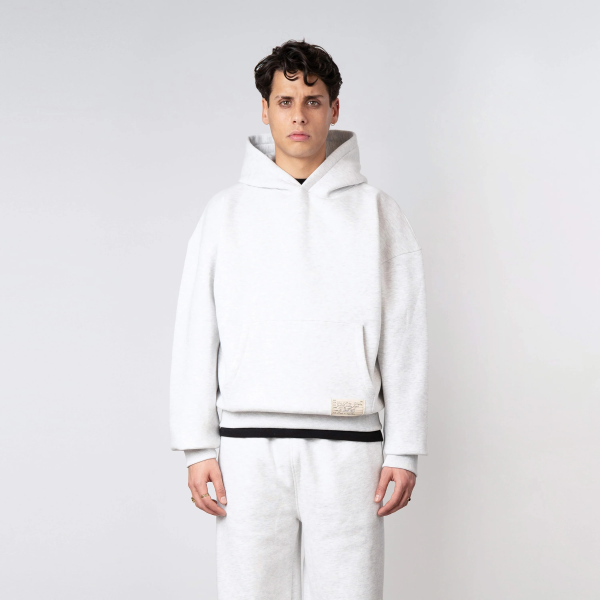 Quotrell Blank Hoodie Grijs