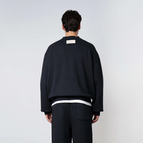 Quotrell Blank Sweater Zwart