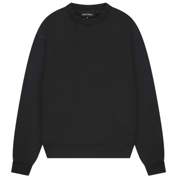 Quotrell Blank Sweater Zwart