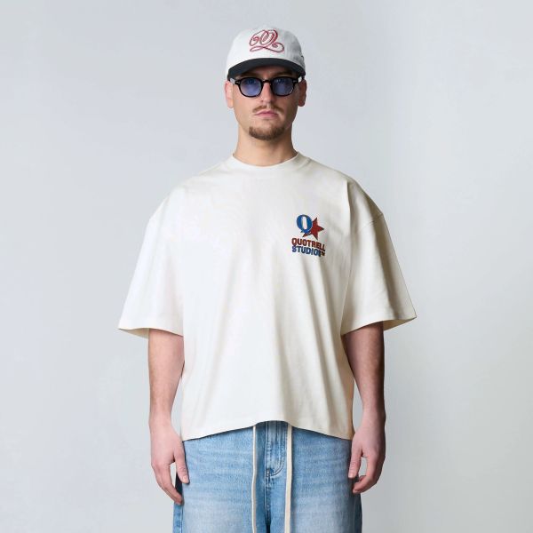 Quotrell Carmine T-shirt Wit