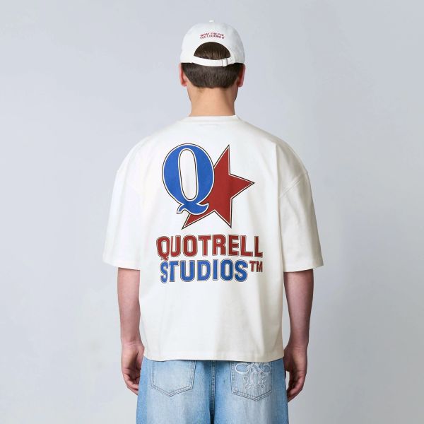 Quotrell Carmine T-shirt Wit