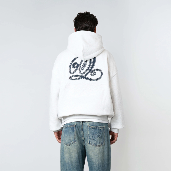 Quotrell Chain Hoodie Grijs