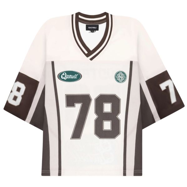 Quotrell Darnell Mesh Jersey Off White