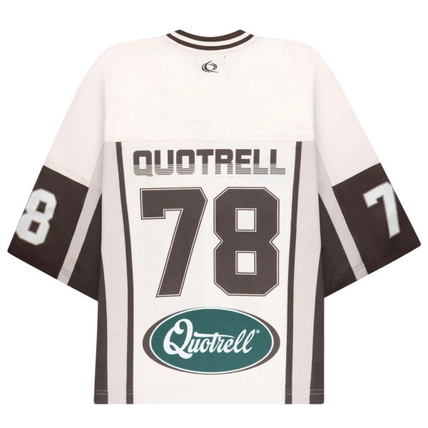 Quotrell Darnell Mesh Jersey Off White