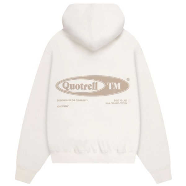 Quotrell Emblem Hoodie Off White