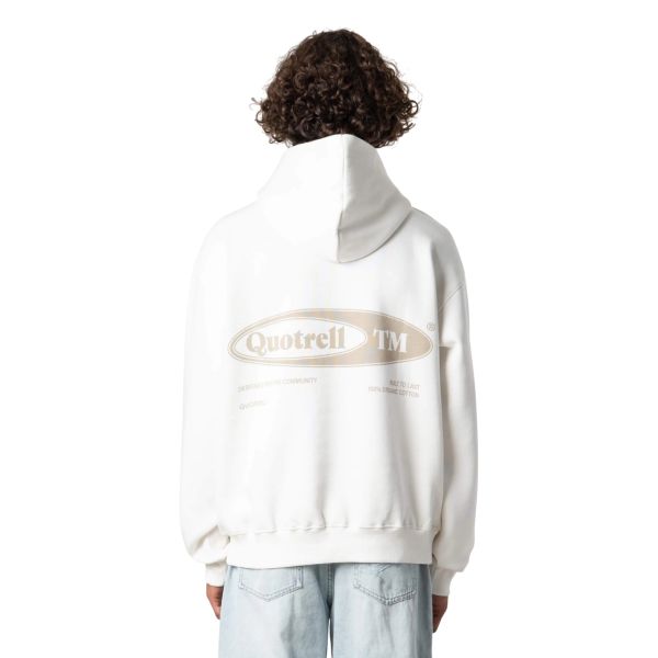Quotrell Emblem Hoodie Off White