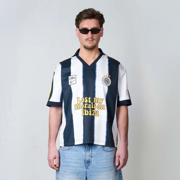 Quotrell Ibiza Jersey T-shirt Navy