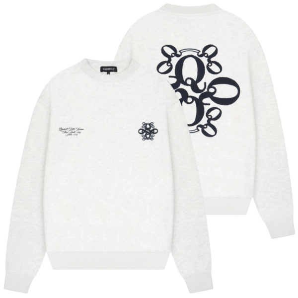 Quotrell Insignia Sweater Grijs